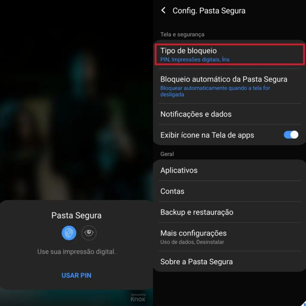 Como usar a pasta segura da samsung para apps e arquivos Tutorial de configuração da pasta segura da samsung