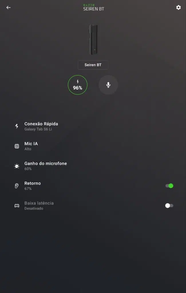 Ulasan: Mikrofon Bluetooth Razer Seiren BT Aplikasi Razer seiren bt tidak terlalu berfungsi