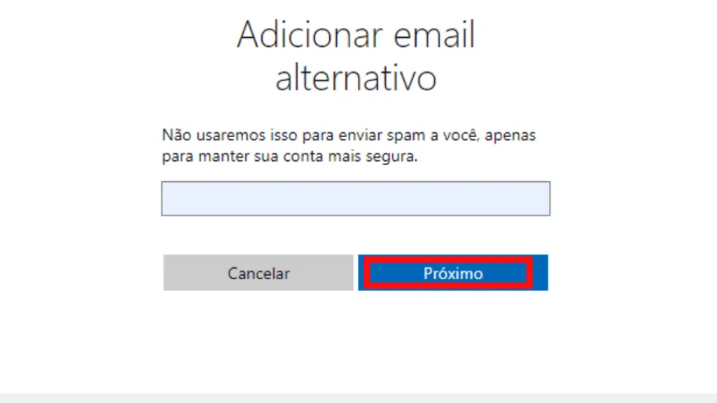 Como recuperar a conta do hotmail e aumentar a segurança Cadastro de opções de recuperação de conta