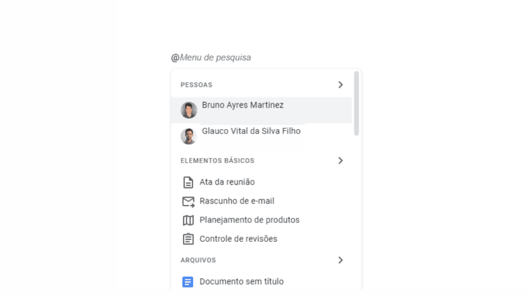 קנבס חכם משפר את הפרודוקטיביות ב-google docs התפריט הנפתח של google docs