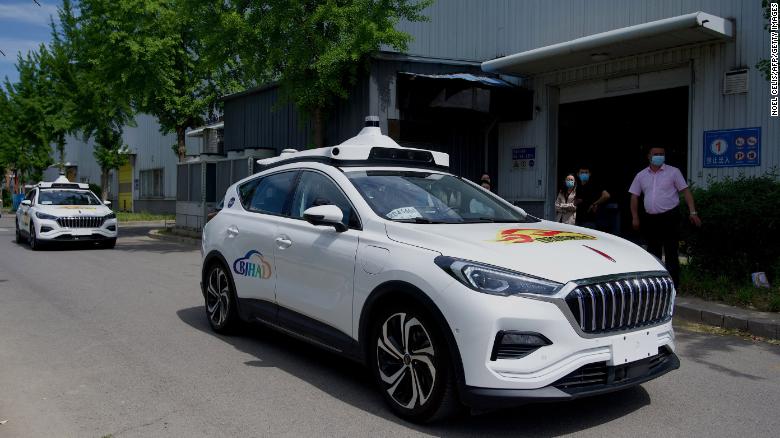 Taxis robôs autorizados a funcionar na china