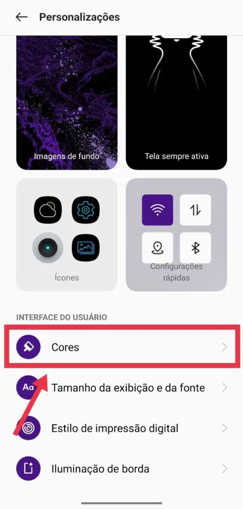 30 dicas e truques para smartphones realme Mude as cores do sistema do seu smartphone realme