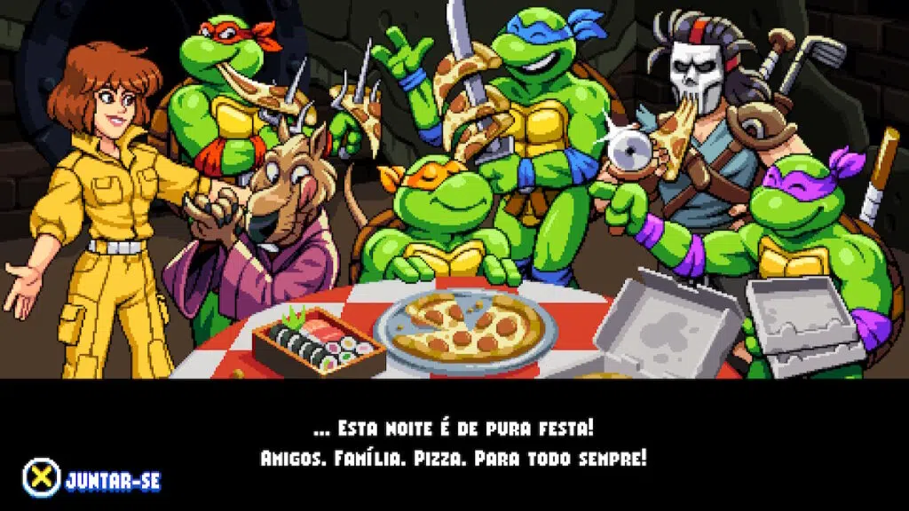 Review: tmnt: shredder's revenge é um prato cheio de nostalgia e pizza Tmnt: shredder's revenge termina com festa e pizza