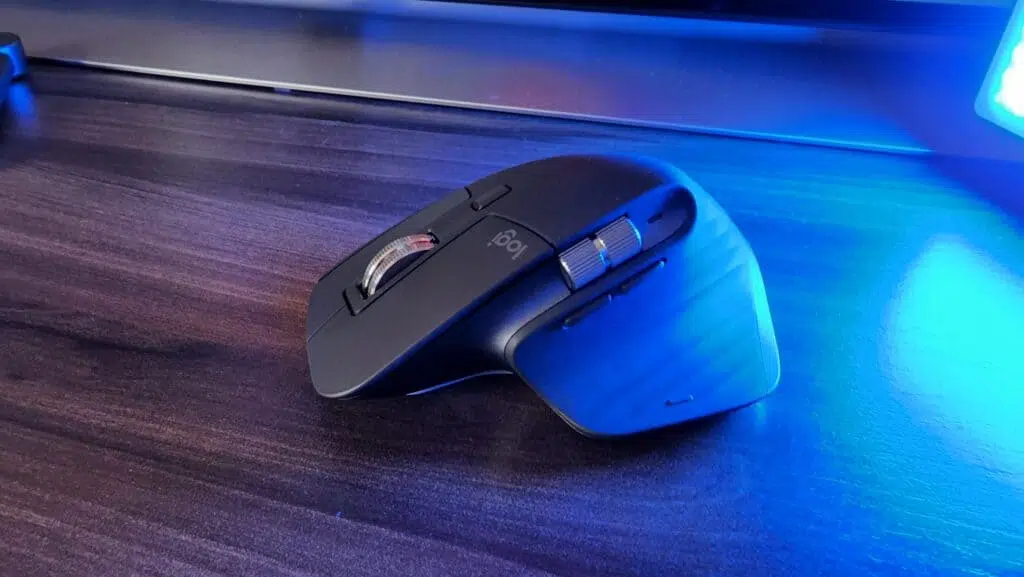 Review: logitech mx master 3s Mostrando o mouse sem fio logitech mx master 3s