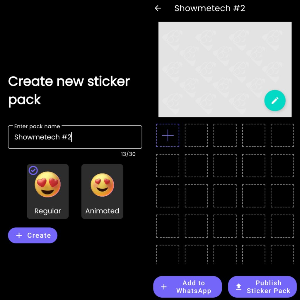 Uso do sticko para criar whatsapp stickers