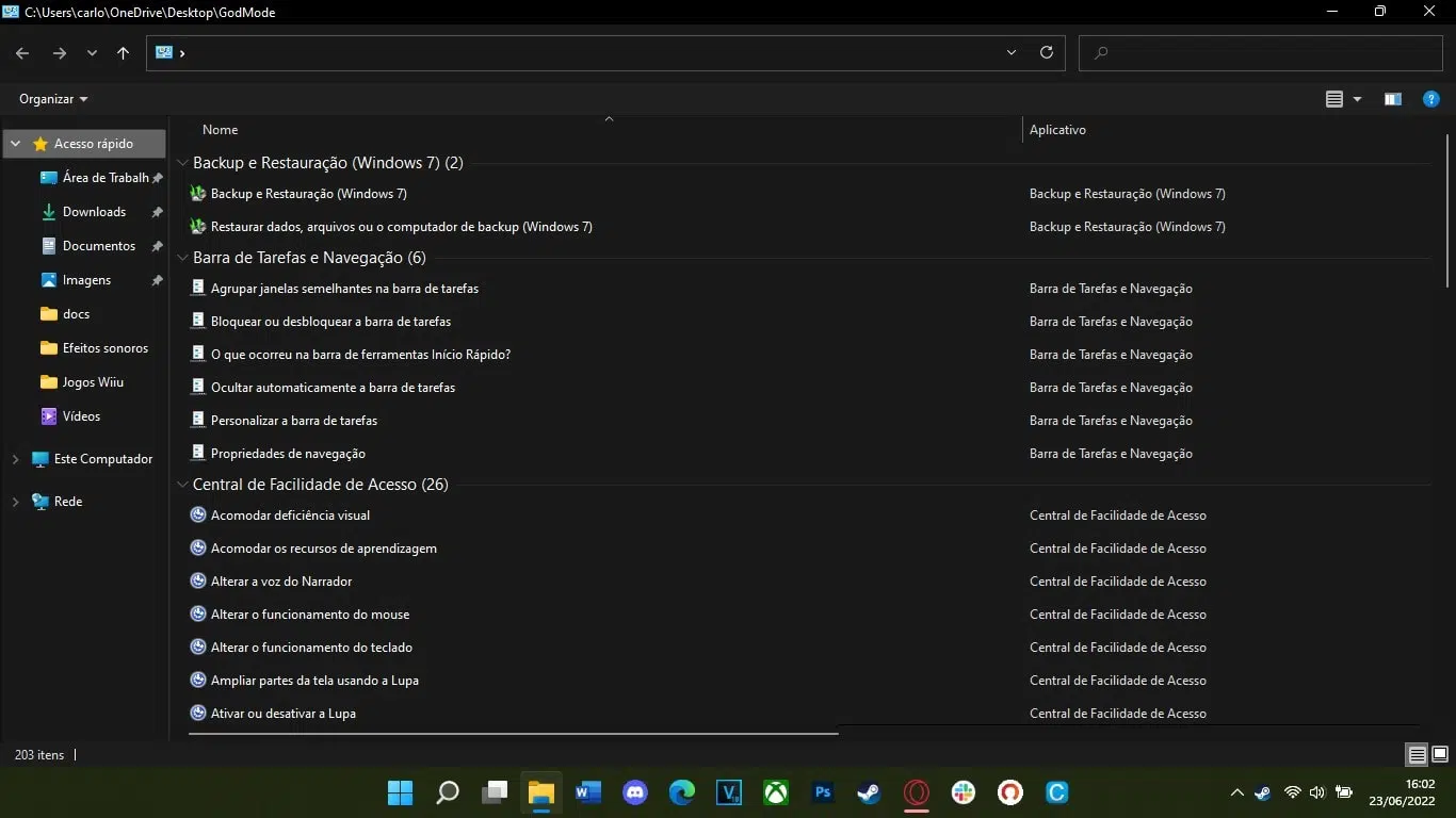 Como habilitar o modo deus no windows 11 (god mode) O que é e como ativar o modo deus no windows 11