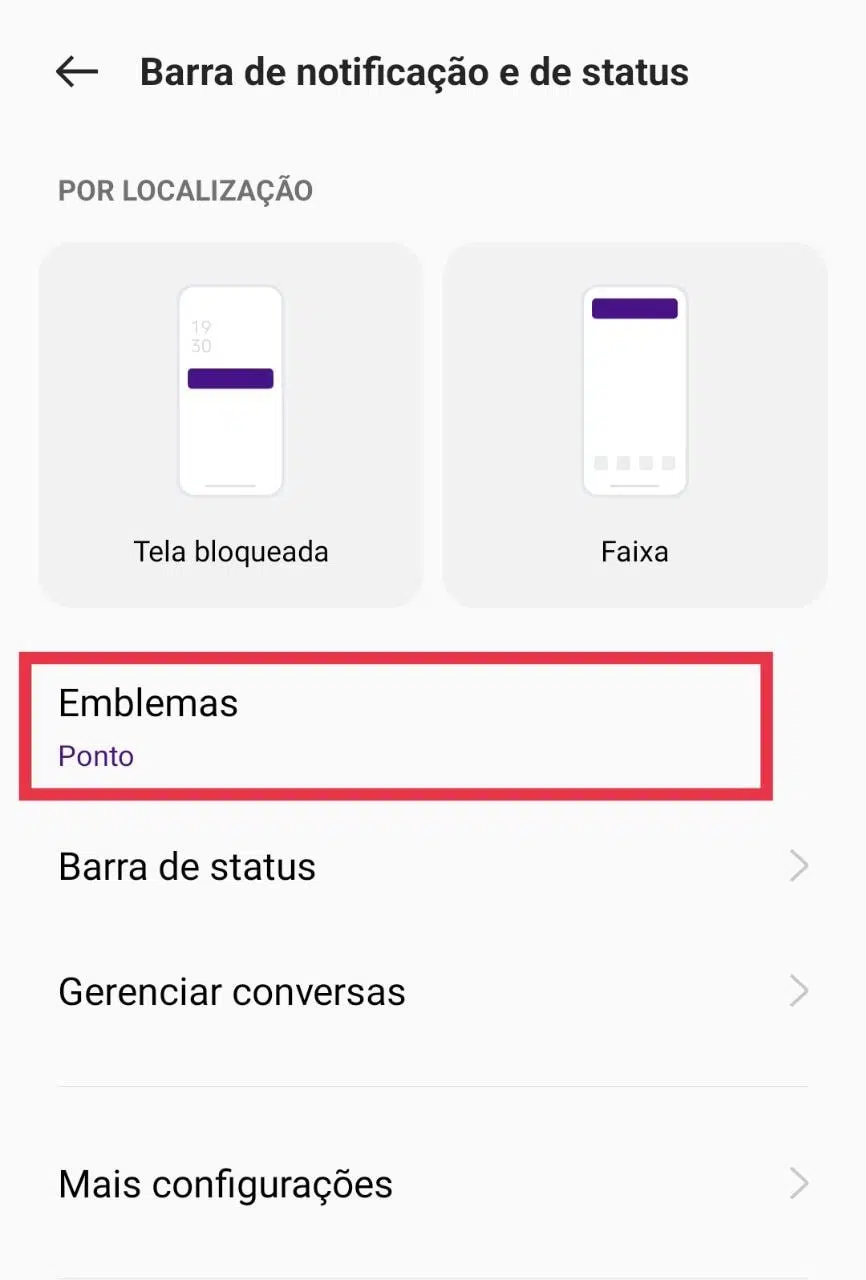 30 dicas e truques para smartphones realme Na realme ui você consegue configurar como prefere ver os emblemas de notificações dos apps