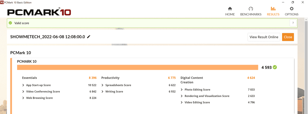 Review: zenbook 14x oled space edition une potência e leveza Relatório do pcmark 10 do zenbook 14x oled space edition