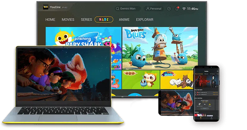 Conheça my family cinema grátis, app para assistir filmes e séries Siba como assistir filmes e séries pela youcine na smart tv ou tv box. Reprodução: youcine