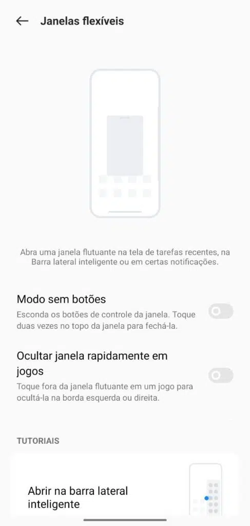 30 dicas e truques para smartphones realme As janelas flexíveis servem para deixar um app em espera enquanto você faz outras atividades no seu smartphone realme