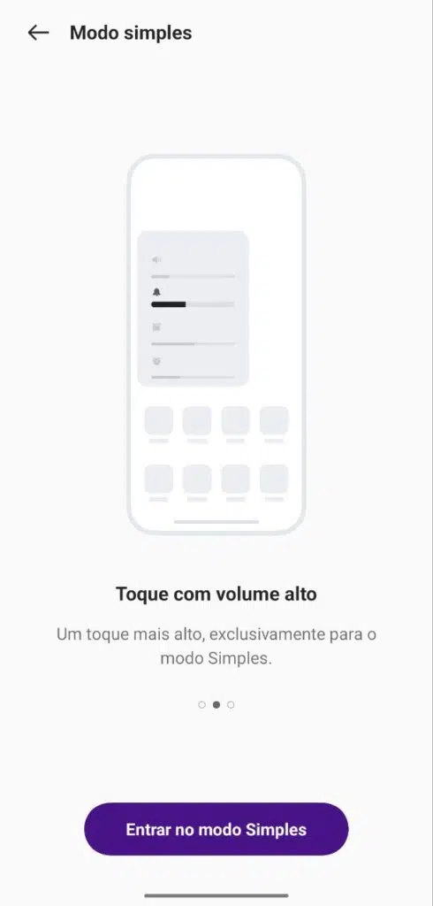 30 dicas e truques para smartphones realme Modo simples facilita o uso do sistema, aumentando o tamanho da letra e aumenta o volume