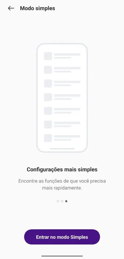 30 dicas e truques para smartphones realme Modo simples facilita o uso do sistema, aumentando o tamanho da letra e aumenta o volume