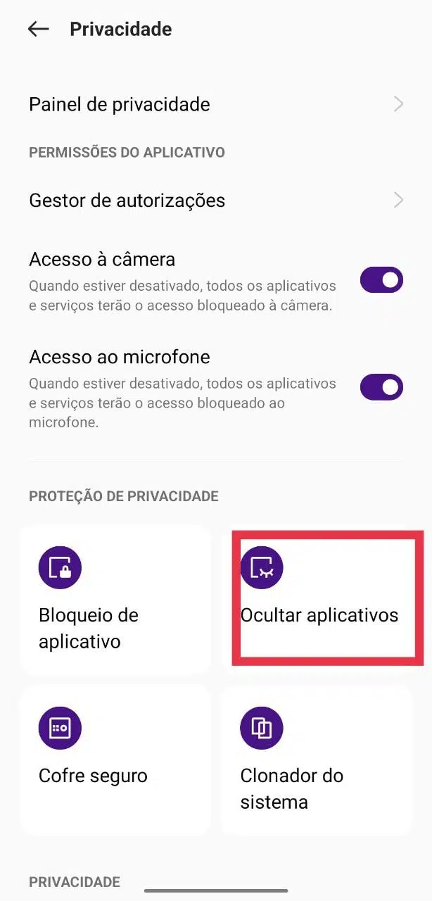 30 dicas e truques para smartphones realme Ocultando os apps do seu realme, você ganha mais uma camada de segurança