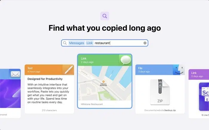14 melhores aplicativos para macs em 2022 A imagem mostra o app para macbook paste