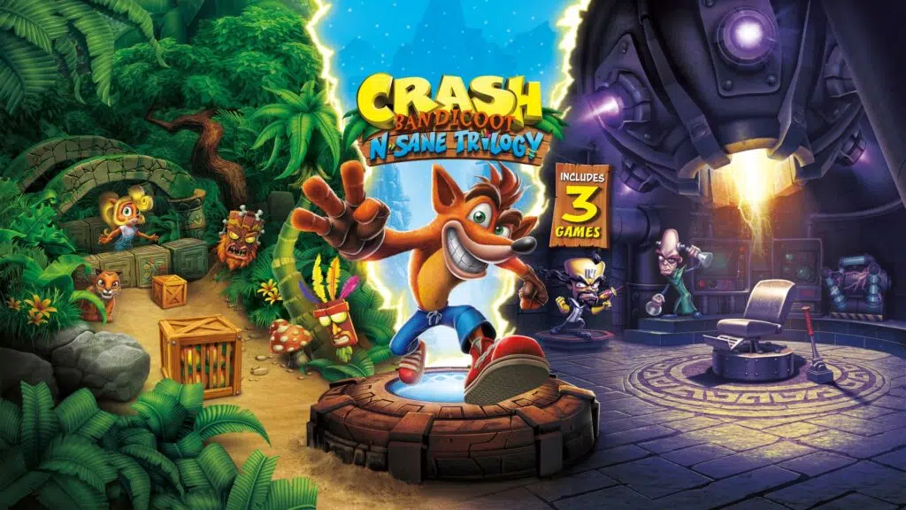 أفضل إصدارات Nintendo Switch ومُعاد تصنيعها (2022) صورة شعار Crash Bandicoot