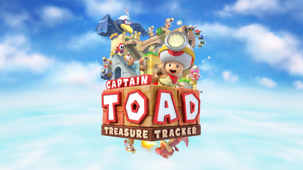 Logo de captain toad um dos melhores remasters do nintendo switch.