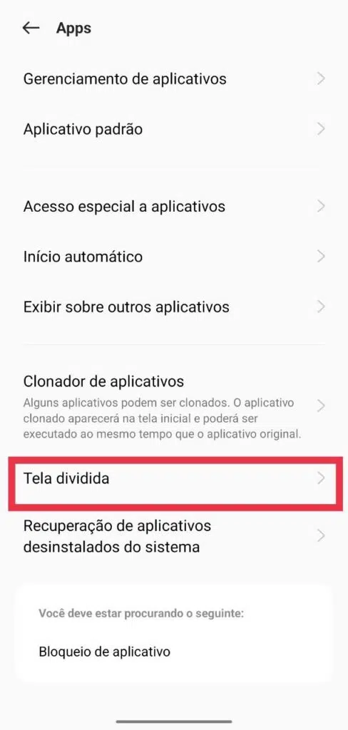 30 dicas e truques para smartphones realme A tela dividida, para uso de mais de um app ao mesmo tempo