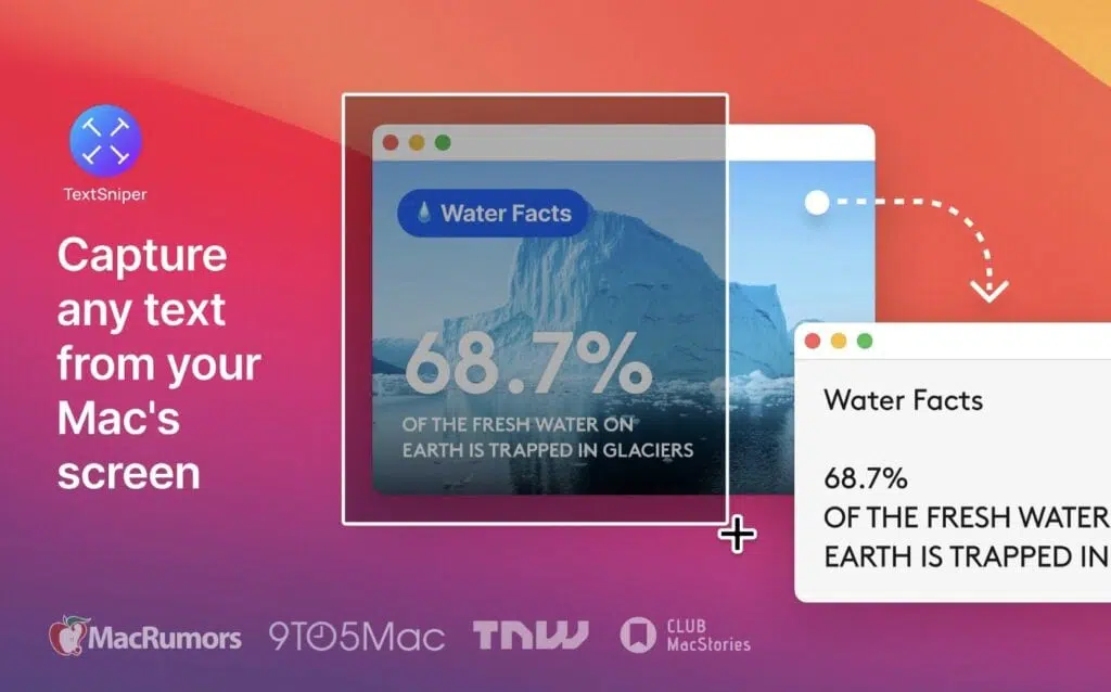 14 melhores aplicativos para macs em 2022 A imagem mostra um app para macbook textsniper