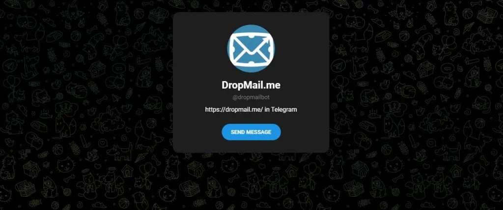 Conheça 31 bots do telegram pra facilitar o seu dia a dia O bot de e-mail temporário, o dropmail. Me fica inativo em 10 minutos