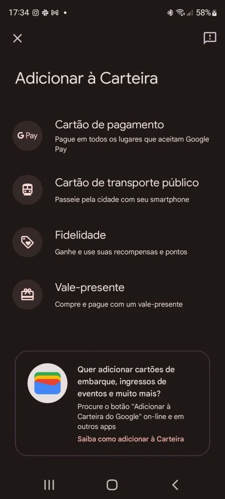 Google Wallet llega a Brasil y reemplaza a Google Pay Google Wallet (Reproducción/Glauco Vidal)