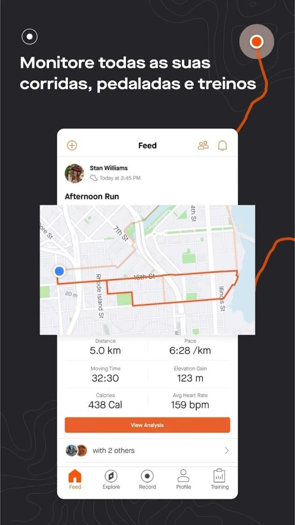 12 apps fitness que te ajudam a ser mais saudável O strava é um aplicativo de treino incrível pra monitorar o desempenho de corridas e pedaladas.