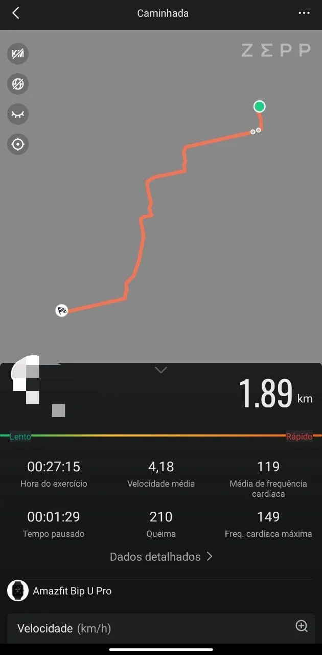 Bewertung: Smartwatch amazfit bip u pro Ergebnis nach dem Training von amazfit bip u pro