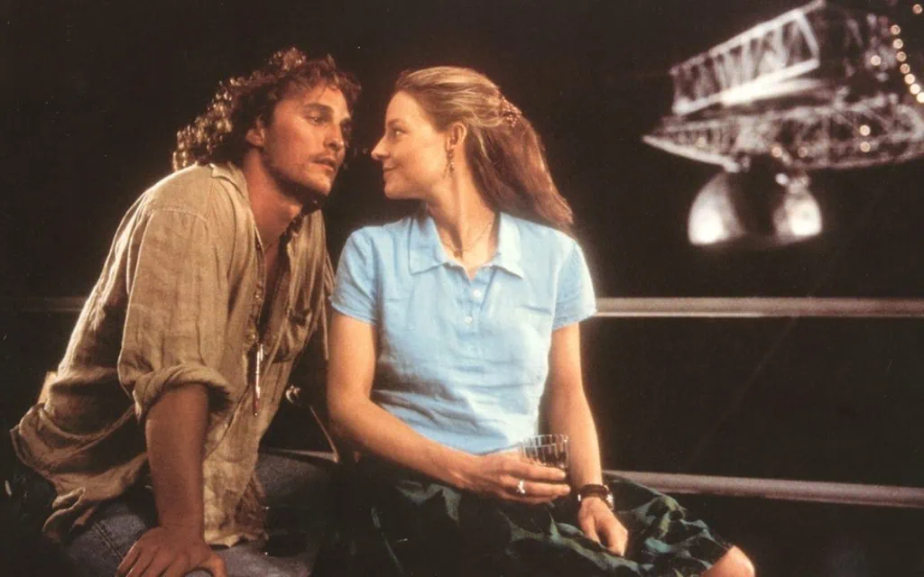 Une histoire orale de contact Le couple de protagonistes du film.