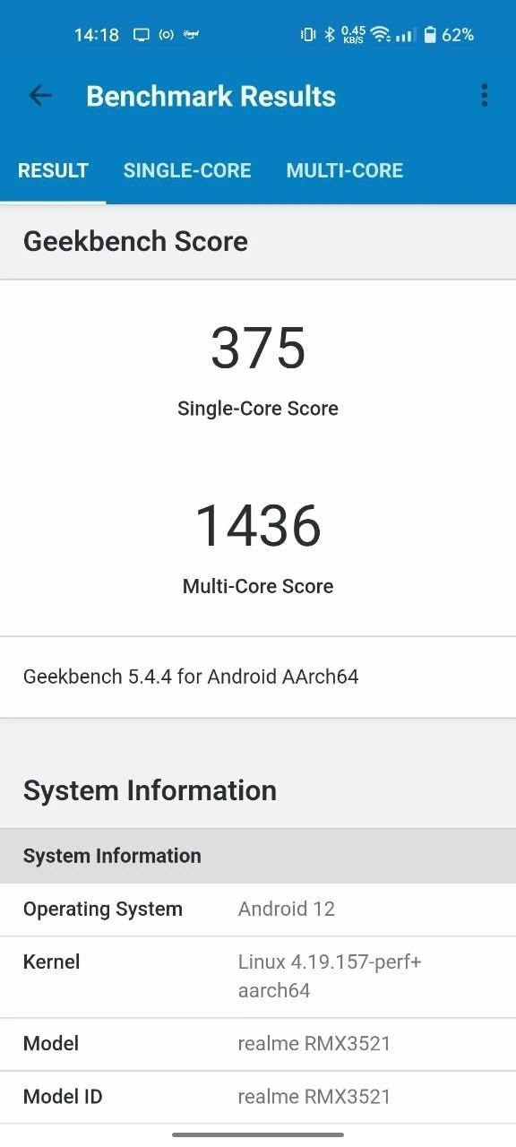 검토: realme 9는 최고급 카메라를 갖춘 중개자입니다. realme 5에 대한 geekbench 9의 벤치마크 결과