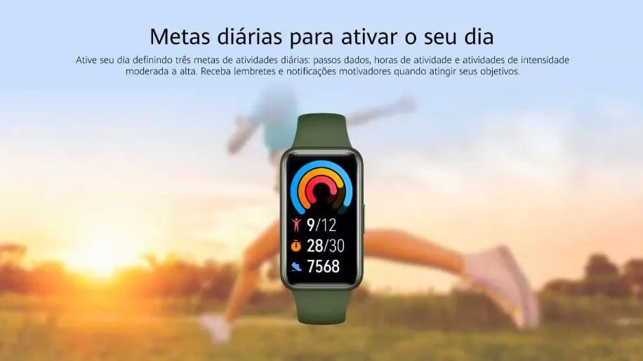 Huawei band 7 tem bateria de 14 dias e moldura ultrafina Huawei band 7 tem bateria de 14 dias e moldura ultrafina. A huawei band 7 vem para oferecer recursos ainda melhores que seu antecessor, como o design atualizado e bateria de 2 semanas. Confira!