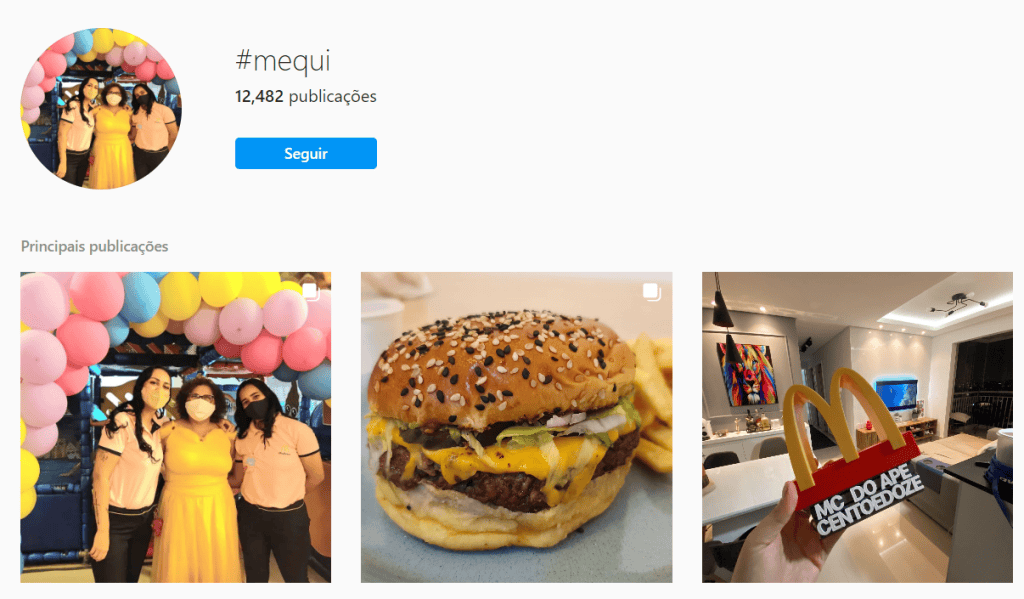 在 Instagram 上获得关注者的 14 个技巧 标签#mequi 现在非常知名(截图:victor pacheco/showmetech)