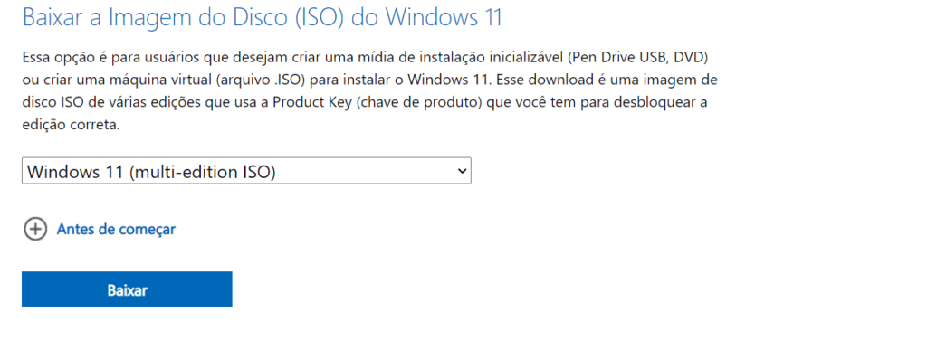 Como instalar o Windows 11 de graça