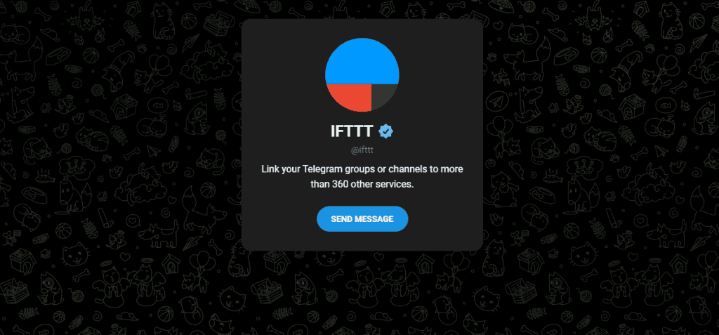 Conheça 31 bots do telegram pra facilitar o seu dia a dia Um bom exemplo de bot de automação, o ifttt serve como lista de consequências
