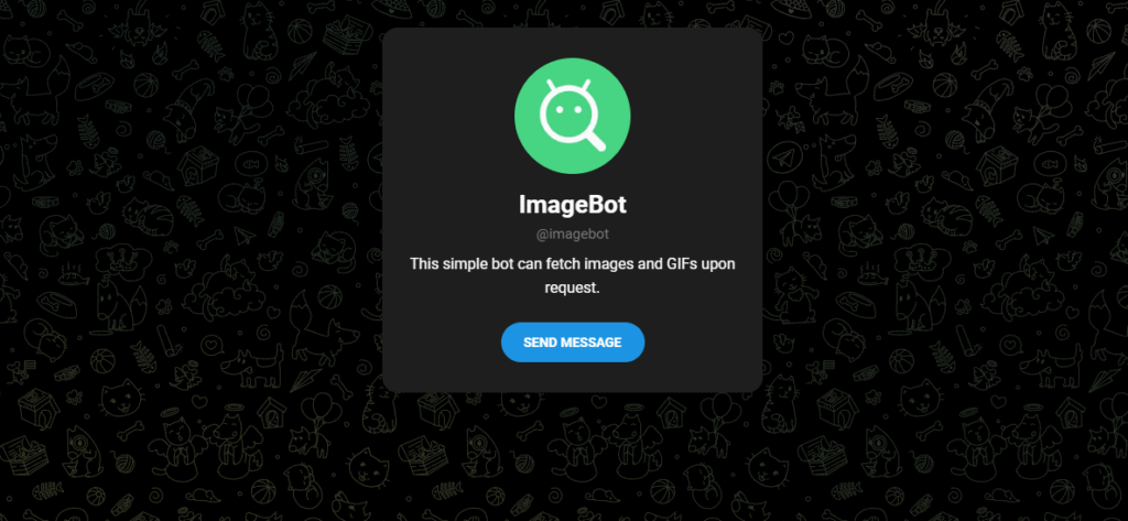 Quer novas imagens? Use o imagebot para imagens aleatórias!