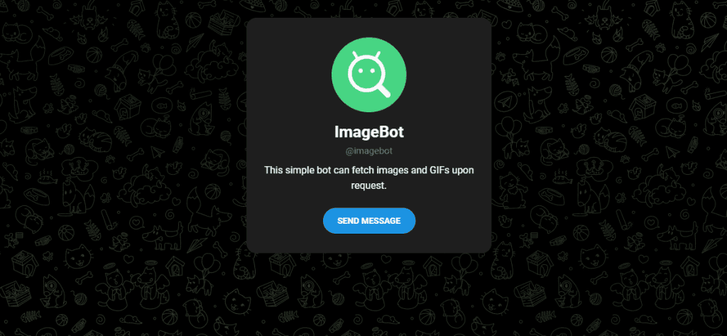 Conheça 31 bots do telegram pra facilitar o seu dia a dia Quer novas imagens? Use o imagebot para imagens aleatórias!