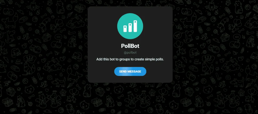 Conheça 31 bots do telegram pra facilitar o seu dia a dia Para enquetes e votações, o pollbot é o bot mais completo!