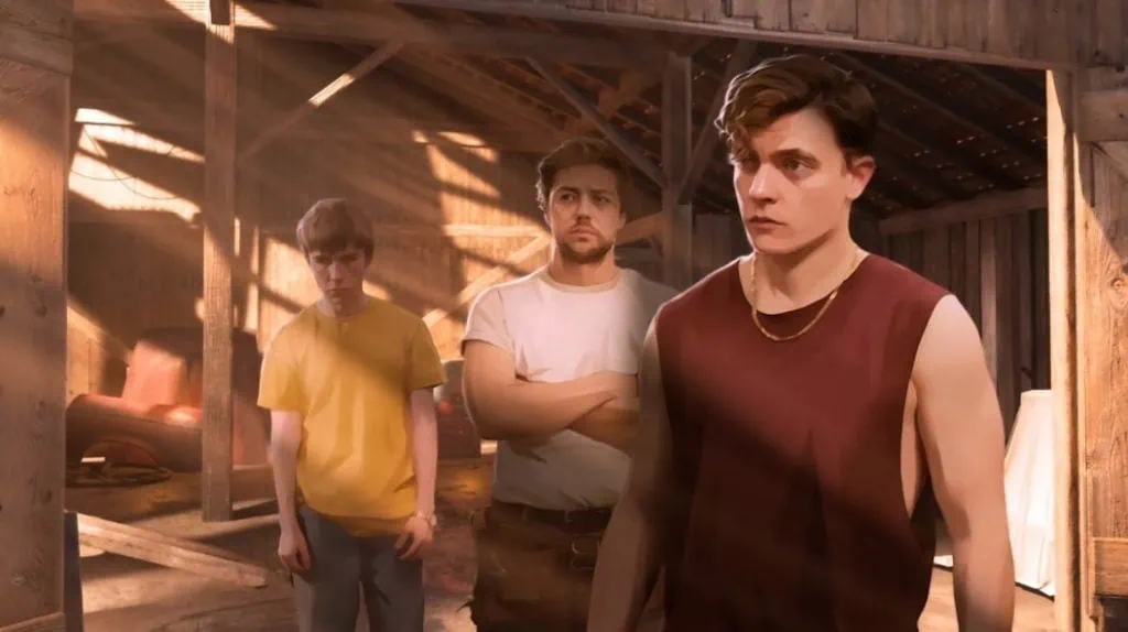 Review: dusk falls captivates by taking risks in every possible aspect The Holt Brothers - Jay, Tyler and Dale - As Dusk Falls