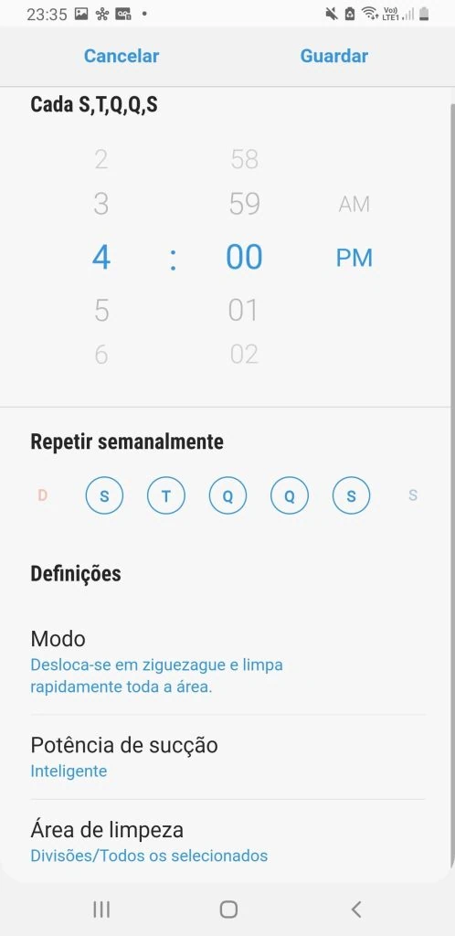 Ulasan: robot penyedot debu samsung jet bot ai+ Layar pemrograman robot