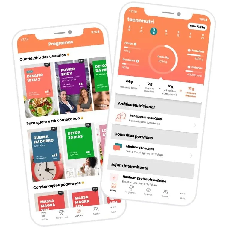 12 apps fitness que te ajudam a ser mais saudável São vários programas pra você escolher no aplicativo tecnonutri.