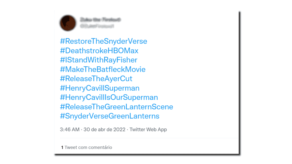 Liga da justiça: snyder cut foi impulsionado por contas falsas .