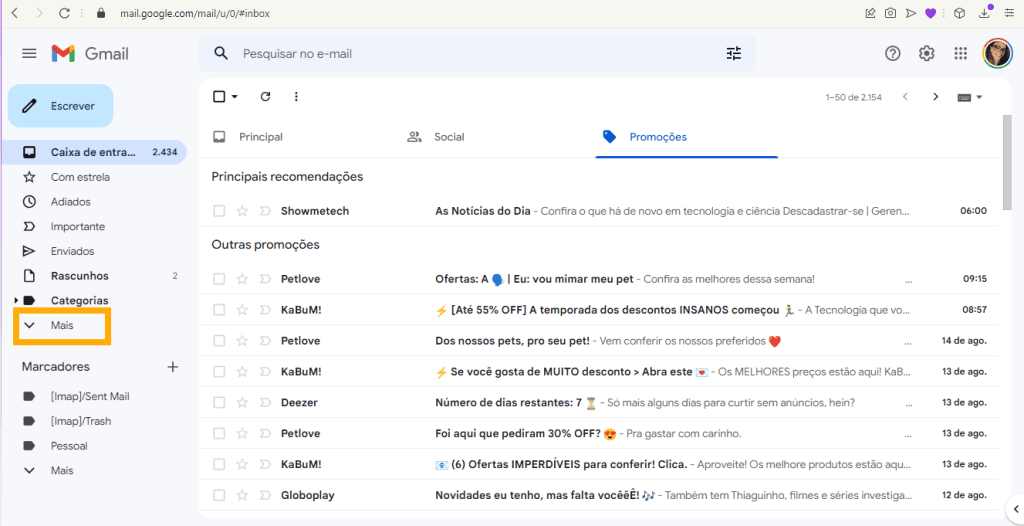 Como recuperar e-mails excluídos do gmail Como recuperar e-mails excluídos na lixeira