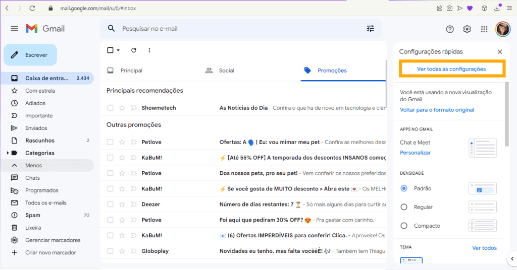 Como recuperar e-mails excluídos do gmail Não consigo achar a lixeira do gmail, e agora?