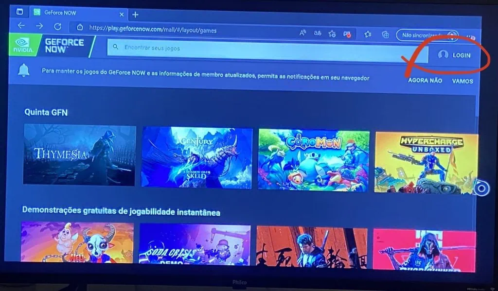 איך לשחק במשחקי מחשב ב-Xbox אזור התחברות של geforce now