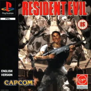 Quel est le meilleur jeu pour connaître et jouer à Resident Evil ? Couverture européenne pour playstation du premier Resident Evil.