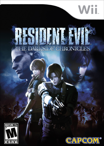 Capa para Wii de Resident Evil: The Darkside Chronicles (imagem: Capcom/divulgação).