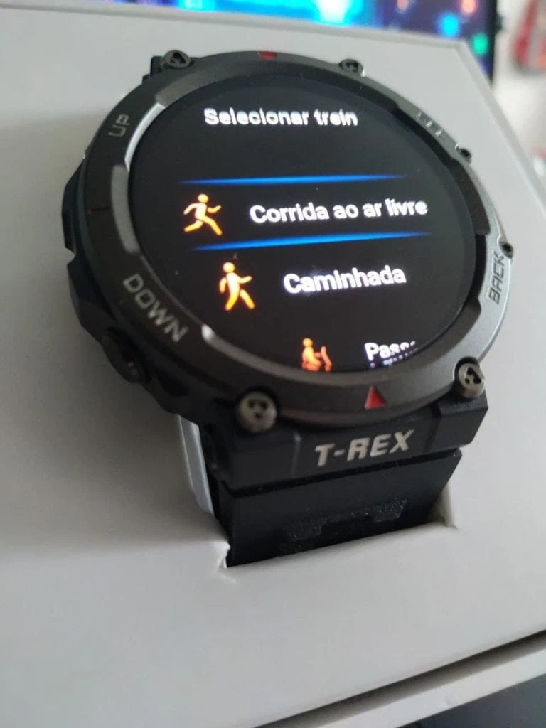 Anmeldelse: amazfit t-rex 2, voldsomt tøff amazfit t-rex 2 treningsskjerm