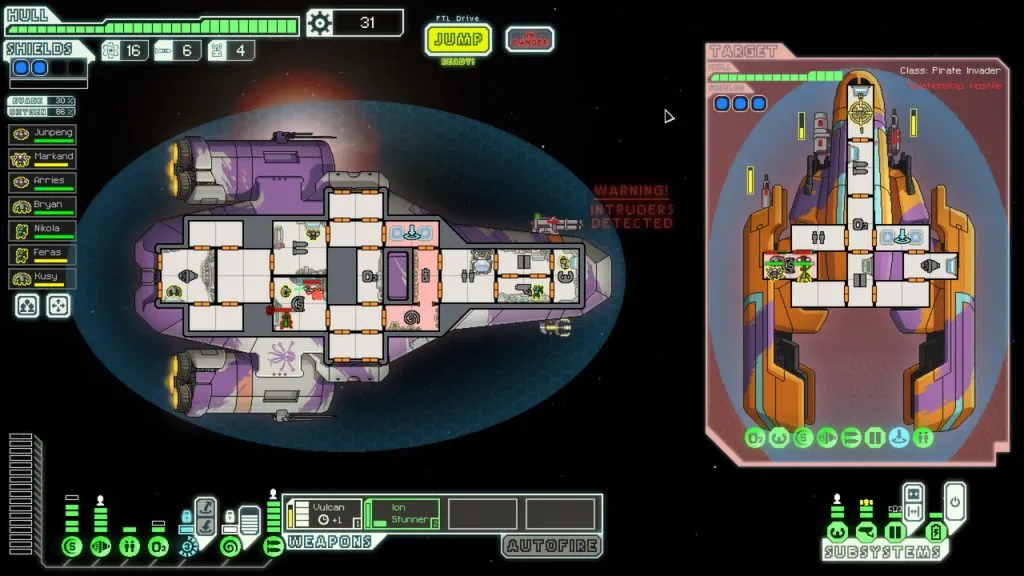 Os 15 melhores jogos roguelike já produzidos Screenchot ilustrativo de ftl: faster than light