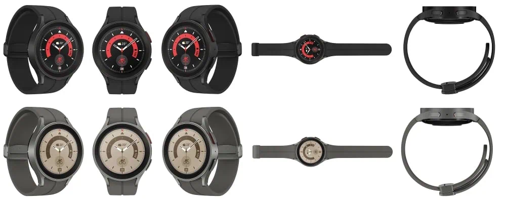 Peluncuran Galaxy watch5 dan watch5 pro dengan sensor suhu jam tangan galaksi baru5