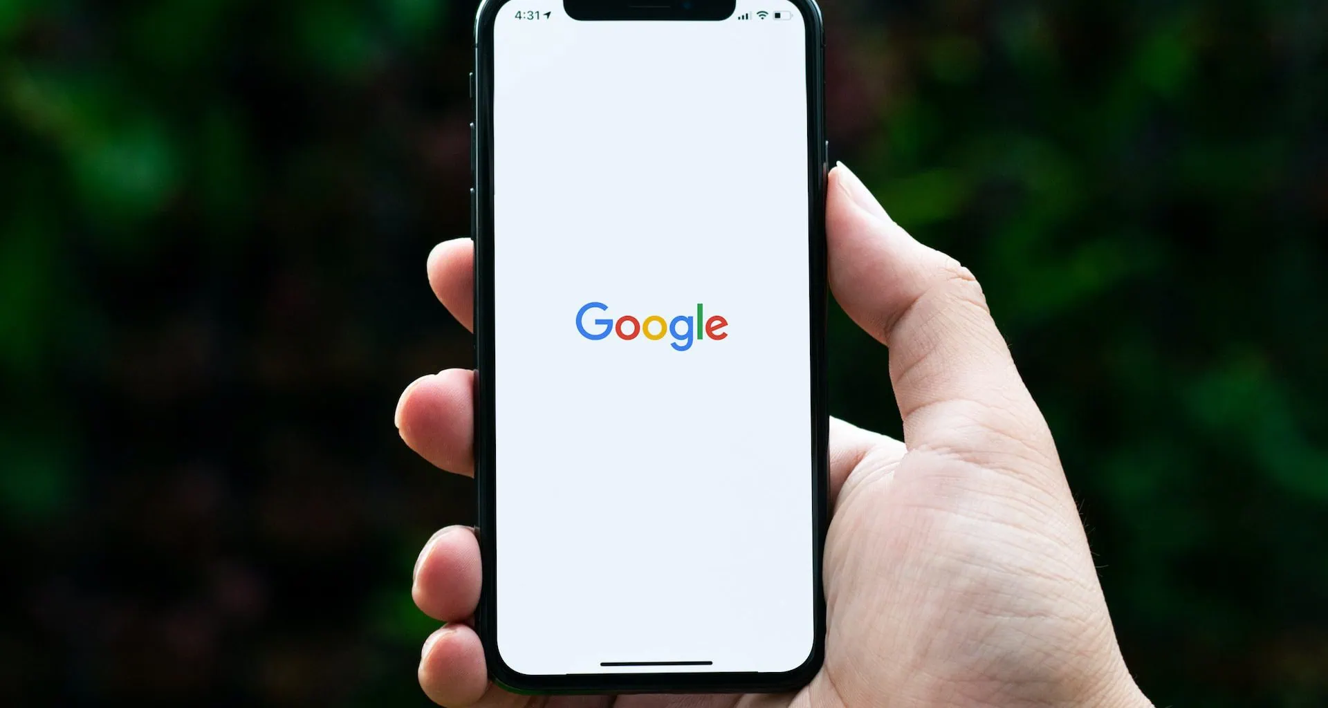 Logo do google no celular