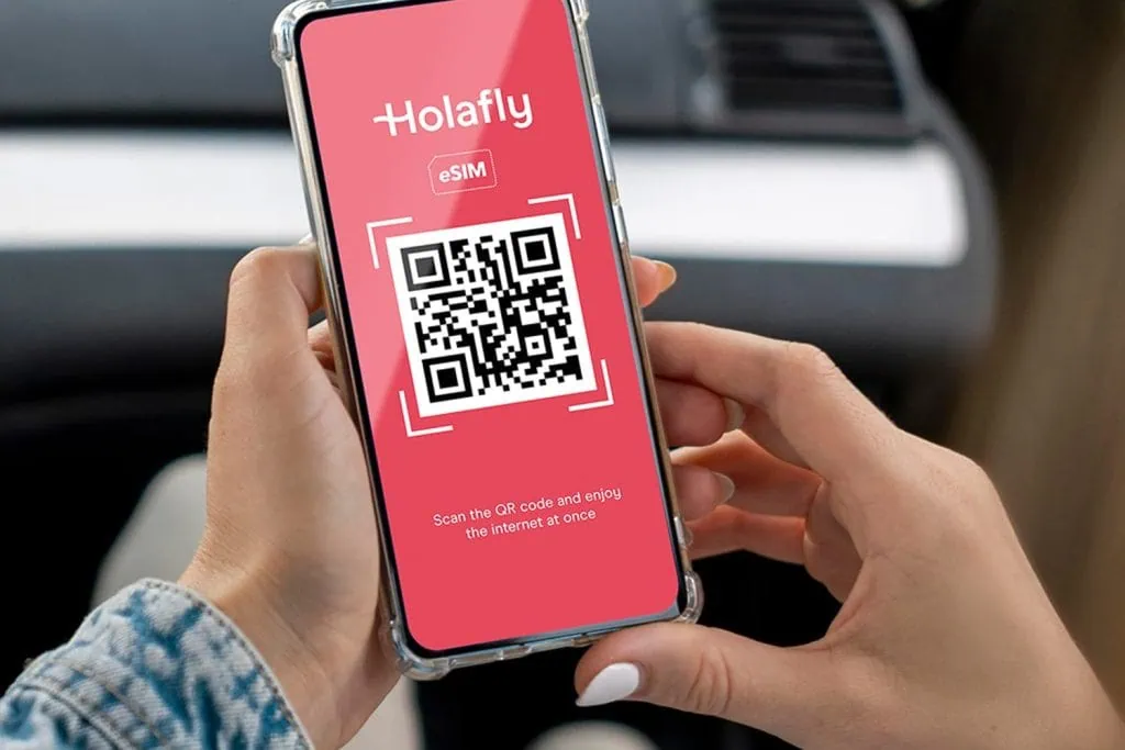 Holafly: conheça a empresa de chips internacionais Qr code da holifly