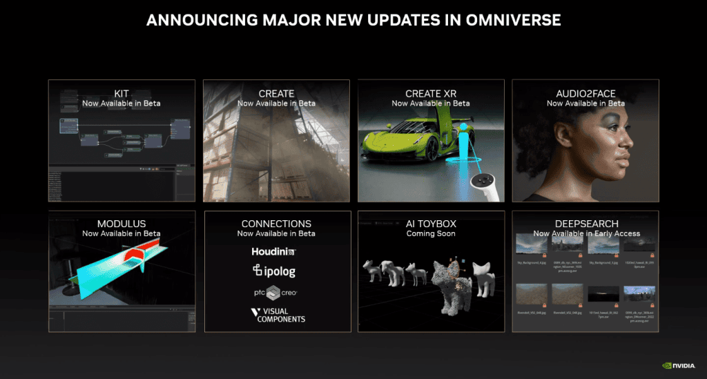 Nvidia, tüm evren için yeni yapay zeka araçlarını tanıtıyor NVIDIA Omniverse haberleri çevrimiçi etkinlik sırasında duyuruldu